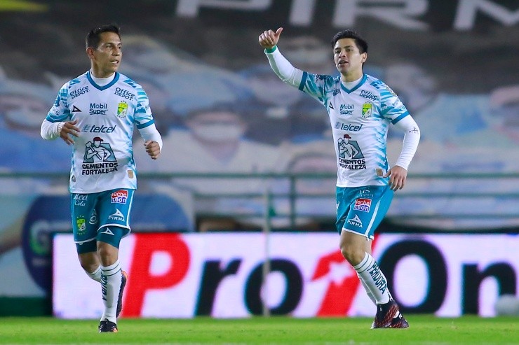 Víctor Dávila fue el gran héroe al marcar un doblete en el triunfo frente Atlético San Luis. (Agencia Uno)