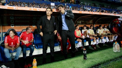 Marcelo Gallardo y su fiel escudero Matías Biscay. El auxiliar es el nuevo candidato para entrenador de la selección chilena