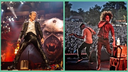 Iron Maiden / Rage Against The Machine.