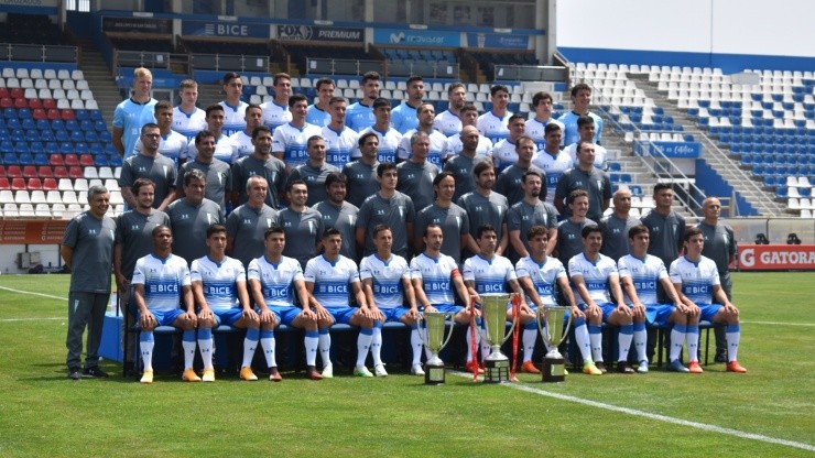Universidad Católica foto oficial del tricampeonato 2018 2019 2020