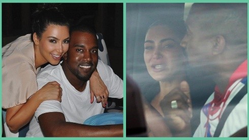 Kim Kardashian junto a Kanye West en el amor y la felicidad, pero también en conflicto.
