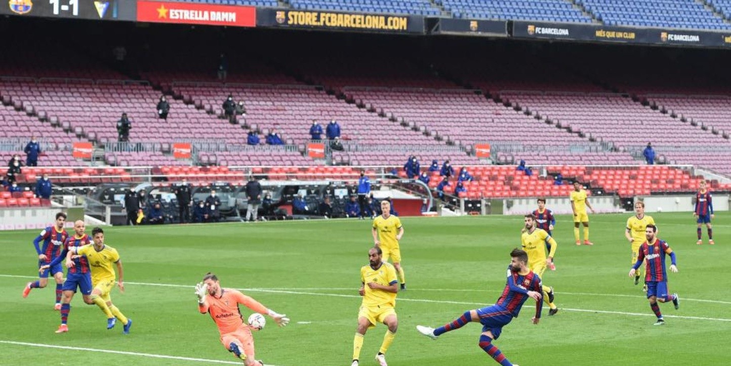 Barcelona vs Cádiz: Gerard Piqué se lamenta tras empate ...