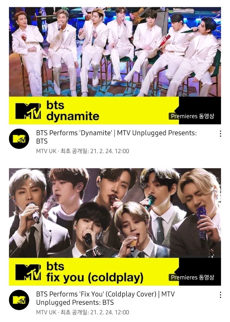BTS MTV Unplugged BTS MTV Unplugged