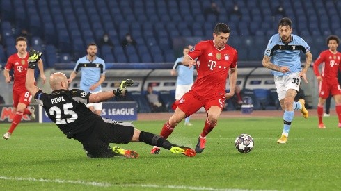 Lewandowski abrió la goleada del Bayern Múnich ante Lazio