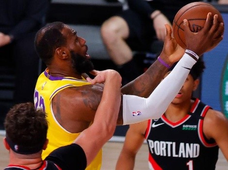 Los Angeles Lakers enfrentan a Portland por la temporada regular de la NBA