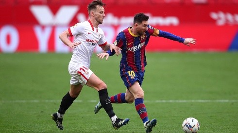Lionel Messi fue la gran figura del Barcelona ante el Sevilla