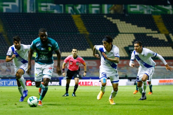 León venció por 2-0 a Puebla la última vez que se enfrentaron por Liga MX. (Getty)