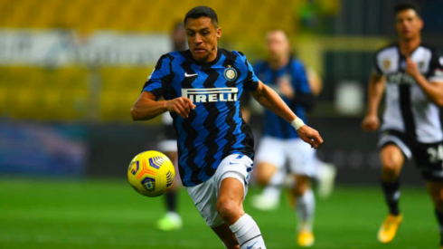 Alexis anotó un doblete en el triunfo del Inter ante Parma