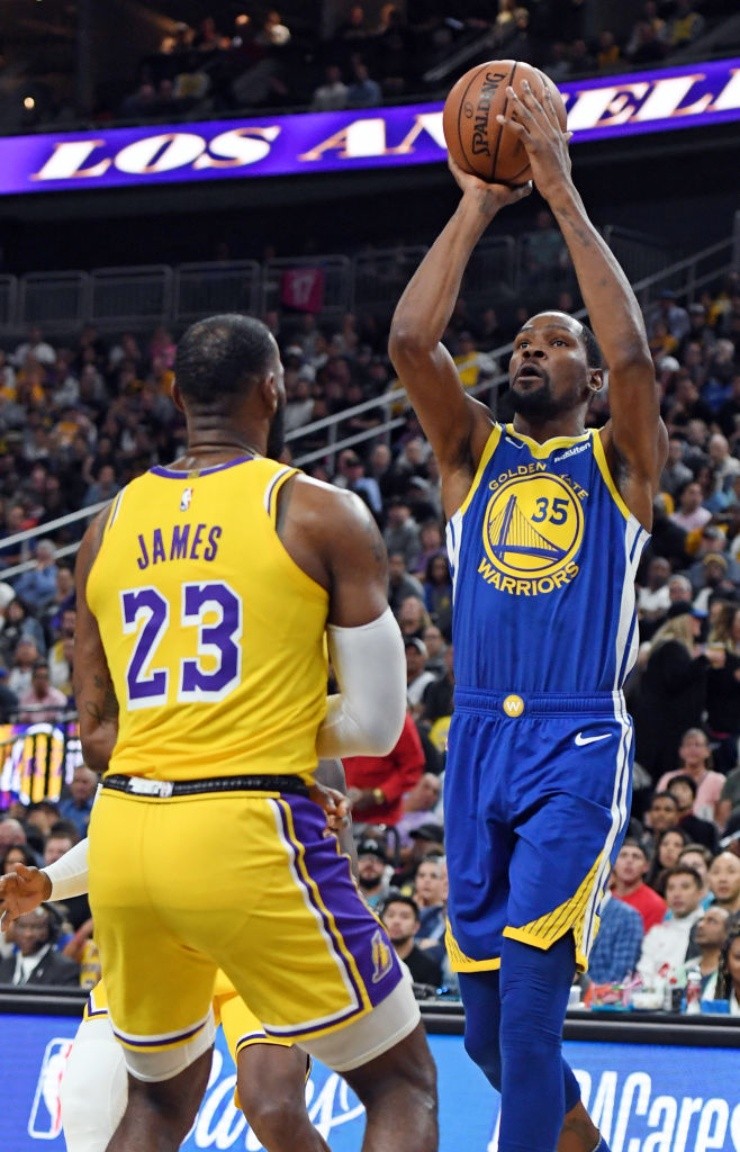 LeBron James y Kevin Durant serán los capitanes de cada equipo. (Getty)
