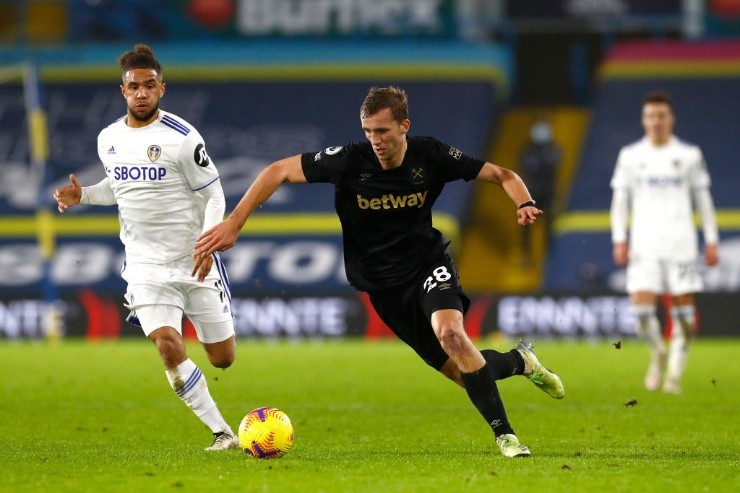 West Ham derrotó por 2-1 al Leeds en el duelo de la primera rueda de la Premier League. (Getty)