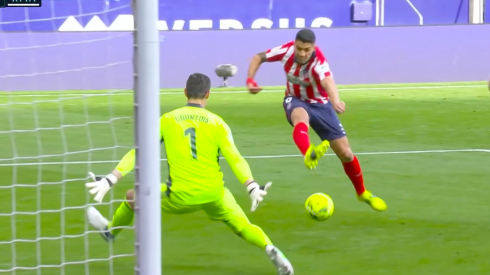 Suárez anotó el 1-0 ante el Real Madrid