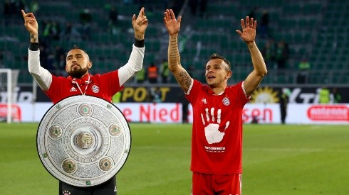Vidal y Rafinha compartieron camarín en el Bayern Munich