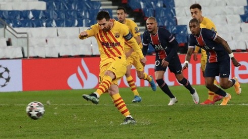 Messi falló un penal en la eliminación de Barcelona en Champions contra PSG.