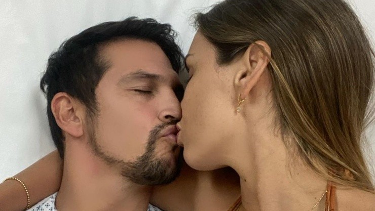 Mark González y Maura Rivera, ex futbolista y bailarina