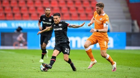 Aránguiz no pudo hacer nada para ayudar al Leverkusen