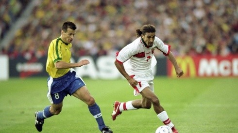 Hadji enfrentó a Brasil en el Mundial de Francia 1998