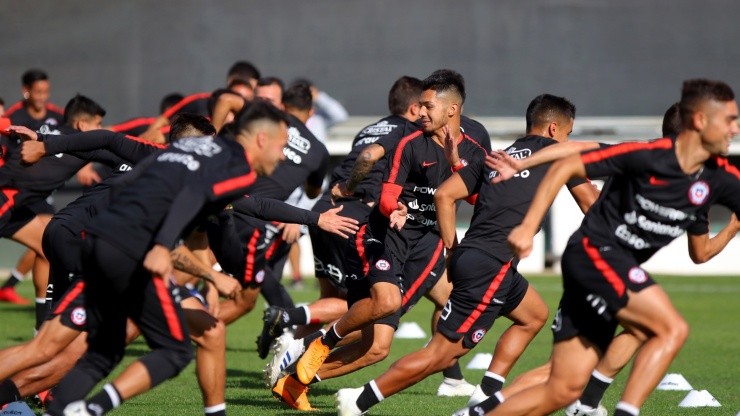 La selección chilena bajo el mando de Martín Lasarte