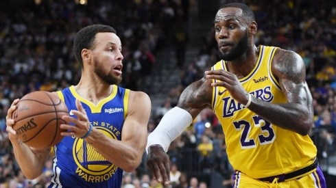 Stephen Curry enfrentará nuevamente a Los Lakers de LeBron James y compañía.