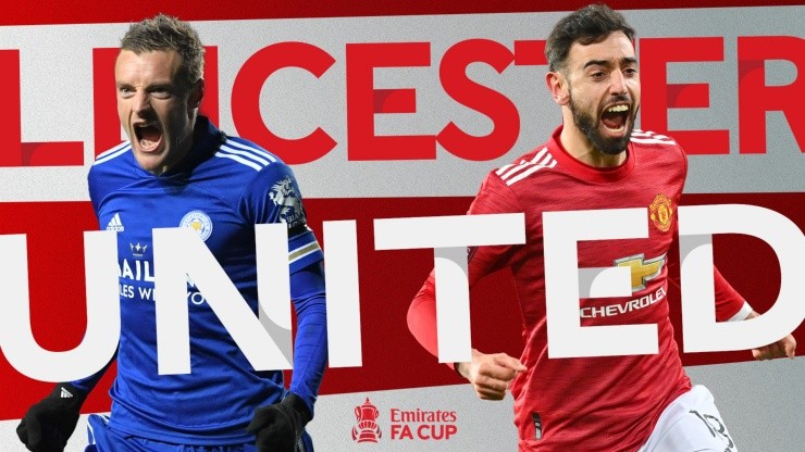 Leicester y Manchester Utd definirán al último semifinalista de la FA Cup. (Foto: Twitter Emirates FA Cup)