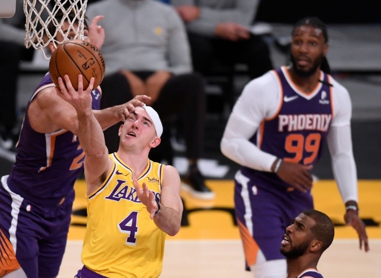 Los Lakers deberán enfrentar sin sus mejores jugadores a Phoenix Suns. (Foto: Getty)