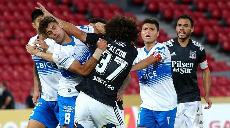Maximiliano Falcón se expone a un duro castigo por su descontrol al final de la Supercopa. Foto: Agencia Uno