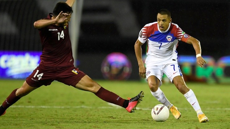 Alexis Sánchez, delantero de la selección chilena