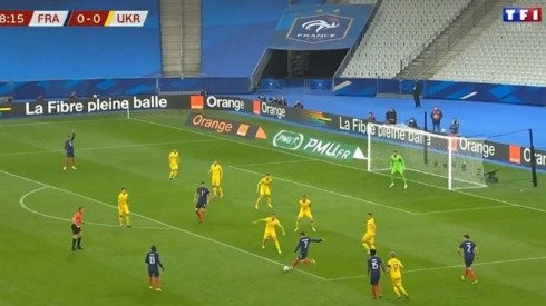 El golazo de zurda de Antoine Griezmann contra Ucrania
