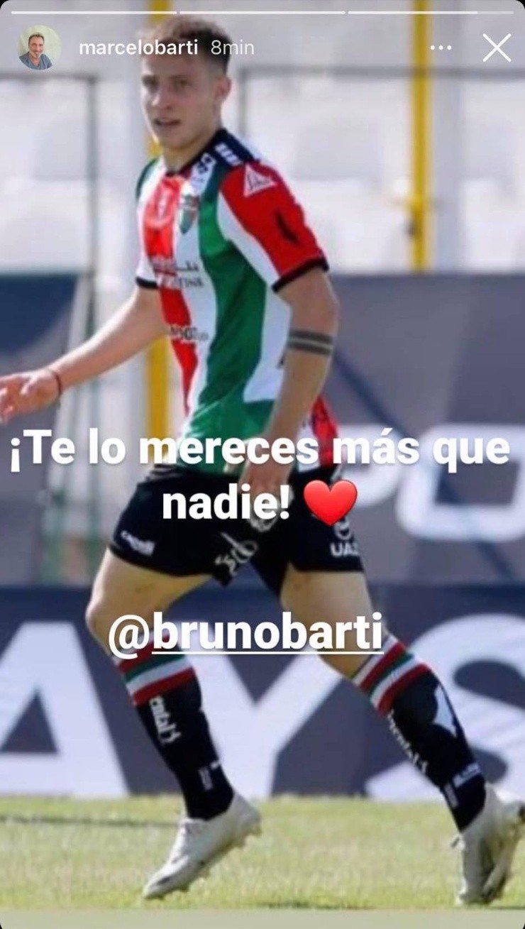 El mensaje de Marcelo Barticciotto a su hijo por su estreno goleador.