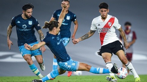 Paulo Díaz en River y Gabriel Arias y Eugenio Mena en Racing: tres chilenos titulares en el empate.