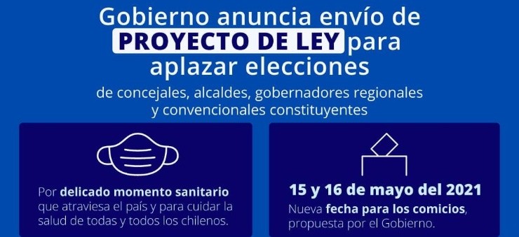 Fecha de las próximas elecciones en Chile (Foto: Twitter Minsal)