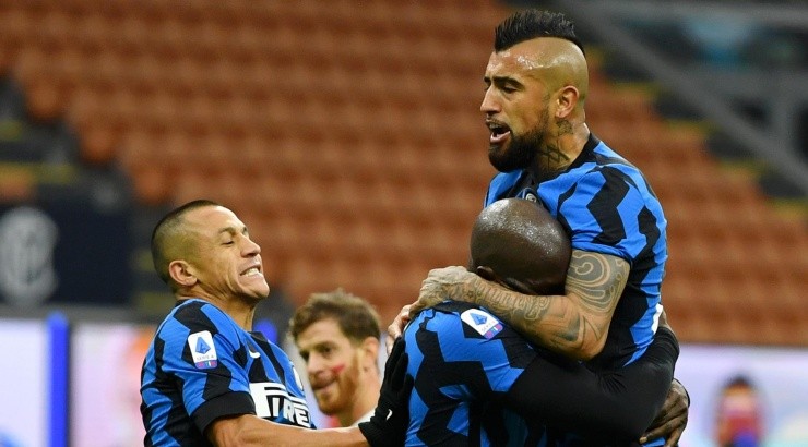 El Inter de Milán de Alexis Sánchez y Arturo Vidal lucha por el Scudetto de la Serie A. Foto: Getty Images