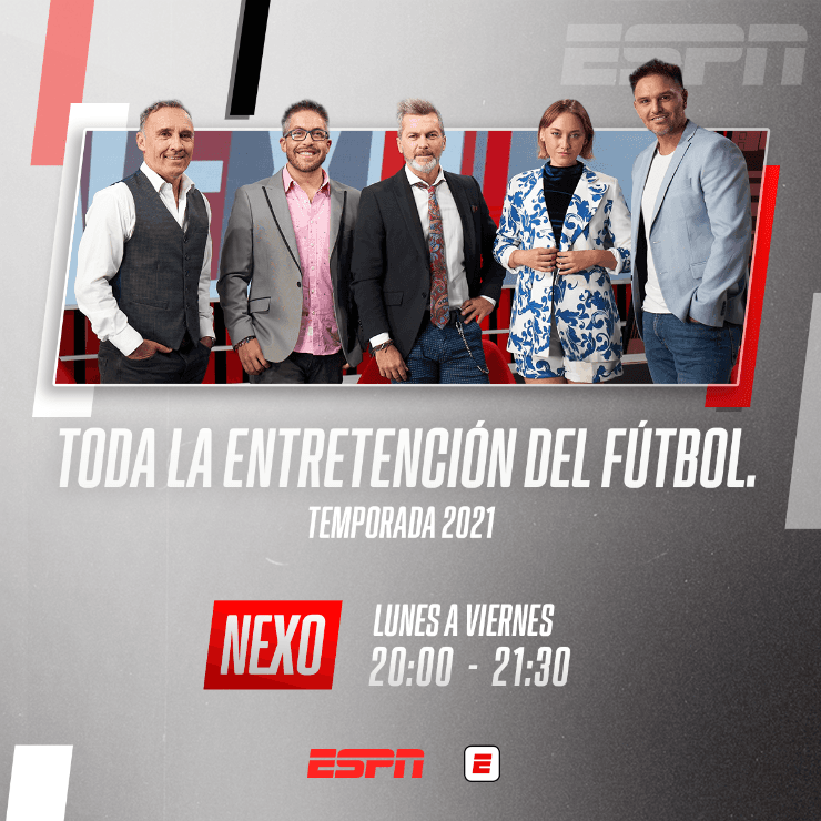 Nicolás Peric se suma a Nexo en su temporada 2021 junto a su nuevo horario. | Foto: ESPN.
