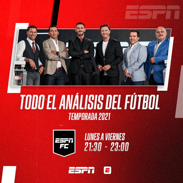 Mauricio Pinilla es la última incorporación de ESPN FC para la temporada 2021, que tiene nuevo horario. | Foto: ESPN.