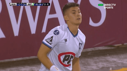 Martín Parra ahora la rompe en su debut por Copa Sudamericana en Huachipato.