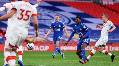 Kalechi Iheanacho marcó el gol del triunfo del Leicester.
