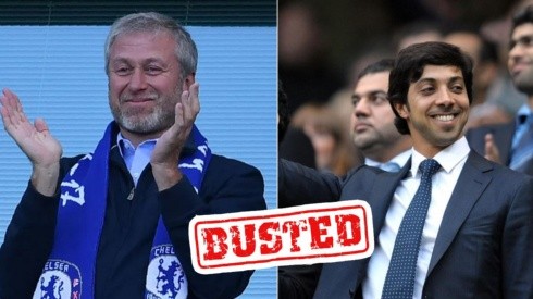 Abramovich y Sheikh Mansour son dueños del Chelsea y el Manchester City respectivamente