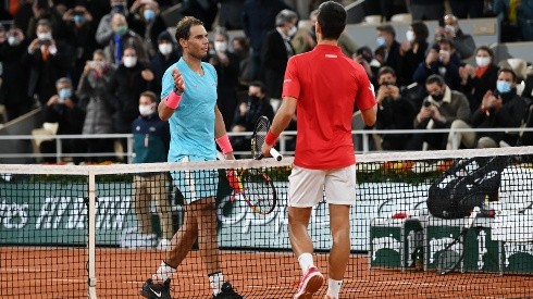 Rafa Nadal y Novak Djokovic en Roland Garros 2020