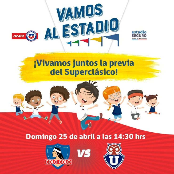 La invitación a vivir la previa del Superclásico de otra manera. | Foto: Estadio Seguro.
