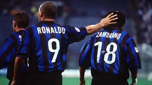Ronaldo Nazario e Iván Zamorano hicieron una dupla imposible de olvidar en el Inter de Milán, comenzando por el número de sus camisetas