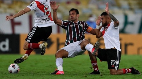 Paulo Díaz y River Plate empatan contra Fluminense en el debut por Copa Libertadores 2021.