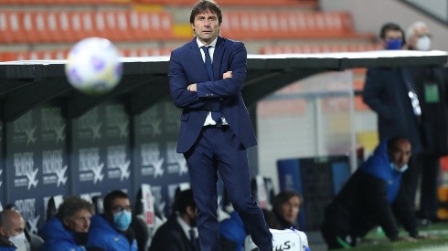 Antonio Conte espera con prudencia el final de la Serie A.