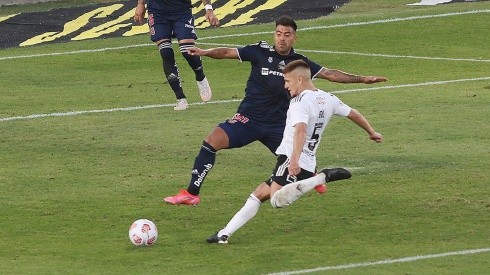 Leonardo Gil y su gol a la U en el superclásico que se llevó Colo Colo.