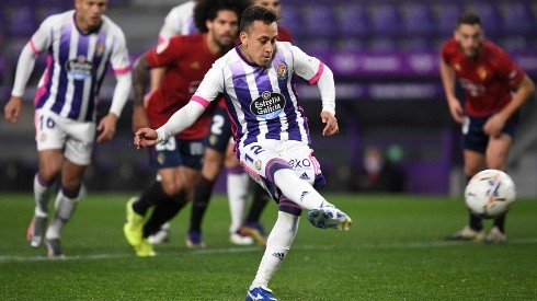 Fabián Orellana anotó un gol de cabeza que le da vida al Valladolid en la liga española.