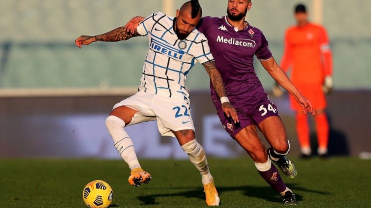 Arturo Vidal, mediocampista chileno del Inter de Milán