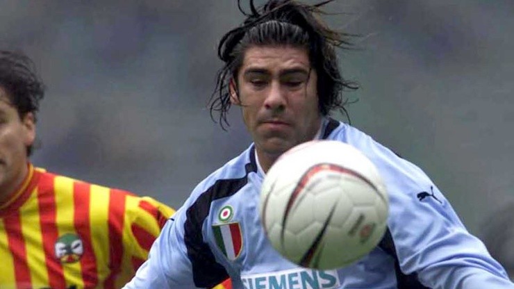 Marcelo Salas, delantero chileno de la Lazio y la Juventus