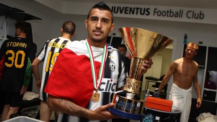 Arturo Vidal máximo campeón chileno en la liga italiana