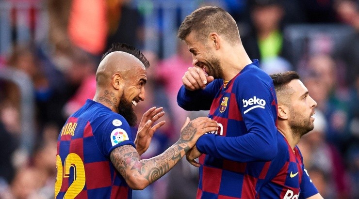 Piqué y Vidal tiene una amistad desde su época en Barcelona. Foto: Getty Images