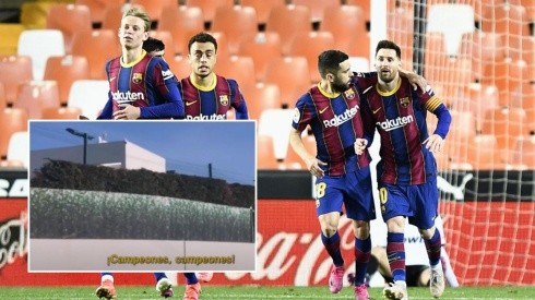 Messi invitó a todo el equipo a un asado en su casa