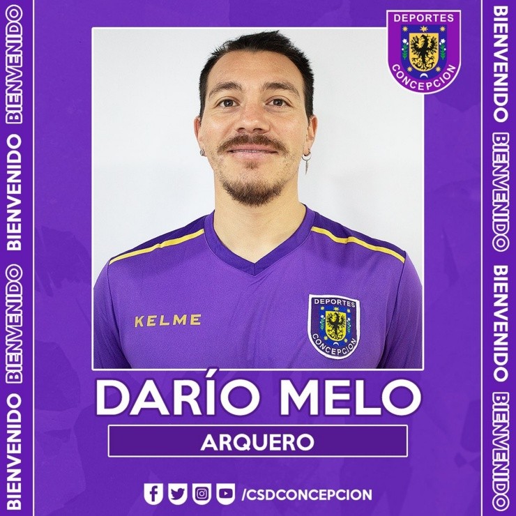 Darío Melo, nuevo arquero de Deportes Concepción