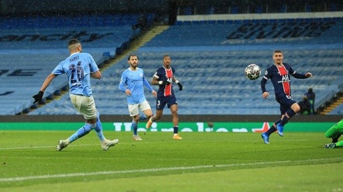 Manchester City y Mahrez 2-0 contra Paris Saint-Germain por la semifinal de Champions League.